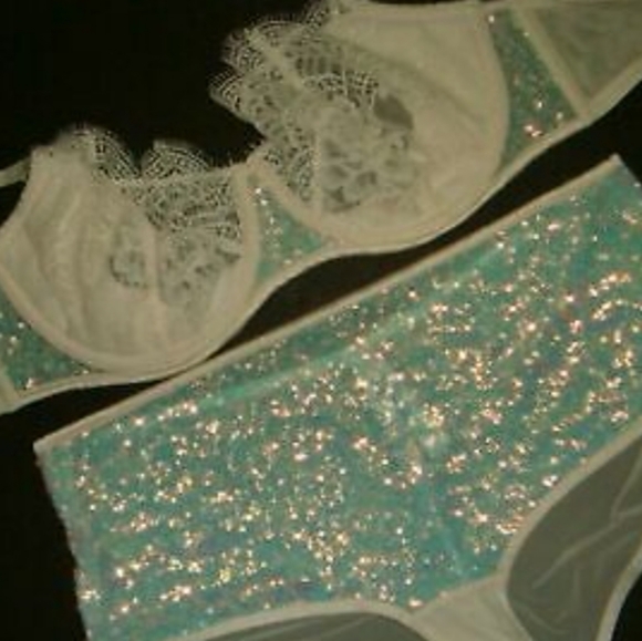 Nwt Victoria's Secret Bridal Sequin Bra 34/F - Picture 7 of 8